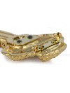 Grand Basset Griffon Vendéen - clip (gold plating) - 2616 - 28458
