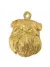 Grand Basset Griffon Vendéen - necklace (gold plating) - 3076 - 31713