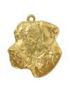 Great Dane - keyring (gold plating) - 810 - 25096
