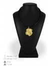 Great Dane - necklace (gold plating) - 2481 - 27414