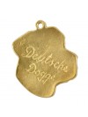 Great Dane - necklace (gold plating) - 2481 - 27416