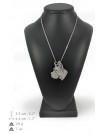 Great Dane - necklace (silver chain) - 3260 - 34197