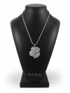 Great Dane - necklace (silver chain) - 3293 - 34297