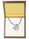 Great Dane - necklace (silver plate) - 2897 - 31041