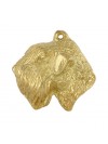 Irish Soft Coated Wheaten Terrier - necklace (gold plating) - 1719 - 31393