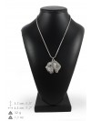 Irish Soft Coated Wheaten Terrier - necklace (silver chain) - 3370 - 34628