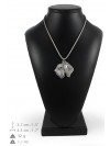 Irish Soft Coated Wheaten Terrier - necklace (silver cord) - 3248 - 33391