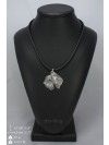Irish Soft Coated Wheaten Terrier - necklace (silver plate) - 2997 - 30972