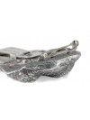 Irish Wolfhound - clip (silver plate) - 2554 - 27876