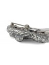 Irish Wolfhound - clip (silver plate) - 2554 - 27872