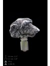 Irish Wolfhound - keyring (silver plate) - 2057 - 17414