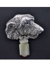 Irish Wolfhound - keyring (silver plate) - 2057 - 17411