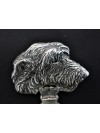 Irish Wolfhound - keyring (silver plate) - 2267 - 23149