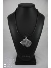Irish Wolfhound - necklace (silver plate) - 2963 - 30832