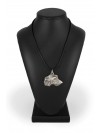 Irish Wolfhound - necklace (silver plate) - 3008 - 31010