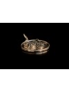 Irish Wolfhound - necklace (silver plate) - 3398 - 34775