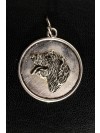 Irish Wolfhound - necklace (silver plate) - 3398 - 34776