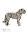 Irish Wolfhound - pin (silver plate) - 2639 - 28648