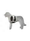 Irish Wolfhound - pin (silver plate) - 2639 - 28644
