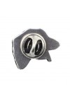 Irish Wolfhound - pin (silver plate) - 2645 - 28677