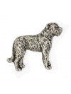 Irish Wolfhound - pin (silver plate) - 453 - 25914
