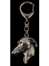 Italian Greyhound - keyring (silver plate) - 2792 - 29684