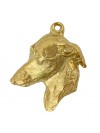 Italian Greyhound - necklace (gold plating) - 2514 - 27548