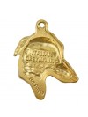 Italian Greyhound - necklace (gold plating) - 2514 - 27549