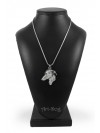 Italian Greyhound - necklace (silver chain) - 3350 - 34591