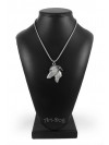 Italian Greyhound - necklace (silver cord) - 3228 - 33353