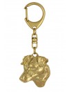 Jack Russel Terrier - keyring (gold plating) - 2436 - 27132