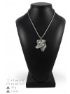 Jack Russel Terrier - necklace (silver cord) - 3217 - 33251