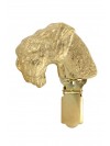 Kerry Blue Terrier - clip (gold plating) - 2611 - 28417
