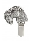 Kerry Blue Terrier - clip (silver plate) - 2564 - 27968