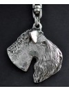 Kerry Blue Terrier - keyring (silver plate) - 2065 - 17645