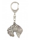 Kerry Blue Terrier - keyring (silver plate) - 2694 - 29022