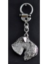 Kerry Blue Terrier - keyring (silver plate) - 2768 - 29543