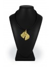 Kerry Blue Terrier - necklace (gold plating) - 959 - 25451