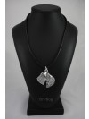 Kerry Blue Terrier - necklace (silver plate) - 2955 - 30797