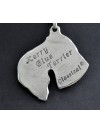 Kerry Blue Terrier - necklace (silver plate) - 2955 - 30799