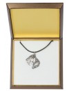 Kerry Blue Terrier - necklace (silver plate) - 2955 - 31099