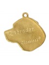 Labrador Retriever - keyring (gold plating) - 2416 - 27033