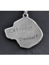 Labrador Retriever - necklace (silver cord) - 3191 - 32639
