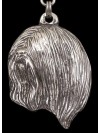 Lhasa Apso - necklace (silver chain) - 3356 - 34005