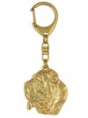 Neapolitan Mastiff - keyring (gold plating) - 2398 - 26942