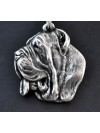 Neapolitan Mastiff - necklace (silver chain) - 3280 - 33547