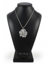 Neapolitan Mastiff - necklace (silver cord) - 3158 - 33027