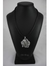 Neapolitan Mastiff - necklace (silver plate) - 2916 - 30641