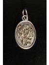 Neapolitan Mastiff - necklace (silver plate) - 3395 - 34758