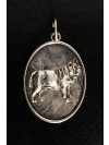 Neapolitan Mastiff - necklace (silver plate) - 3438 - 34910